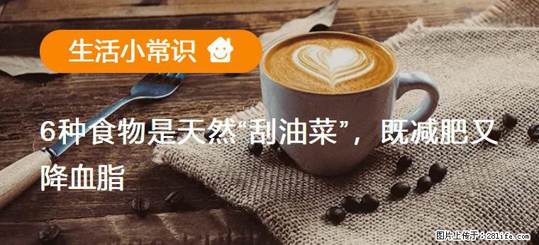 【生活小常识】6种食物是天然“刮油菜”，既减肥又降血脂 - 安阳生活资讯 - 安阳28生活网 ay.28life.net